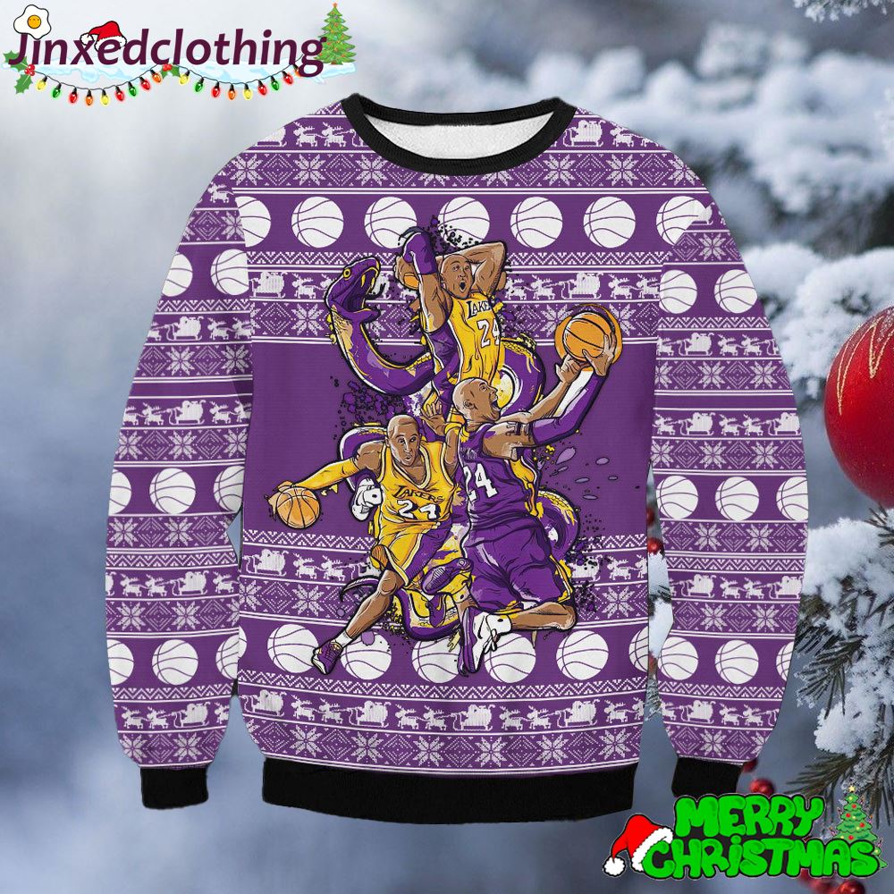 Los Angeles Lakers Nba Ugly Sweater Chirstmas Party 